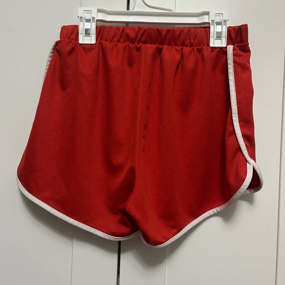 Red Women's Athletic Shorts